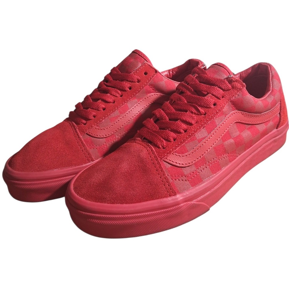 Vans Skateboarding Streetwear Mens 6.5 Unisex‎ Checkered Grunge Indie Sneakers